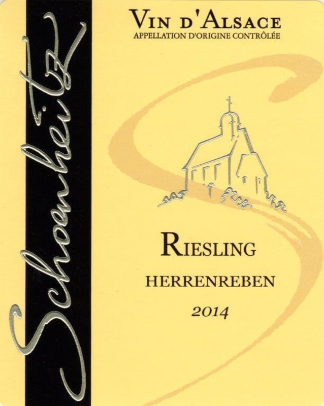 Vins Schoenheitz Herrenreben Riesling 2014 Front Label