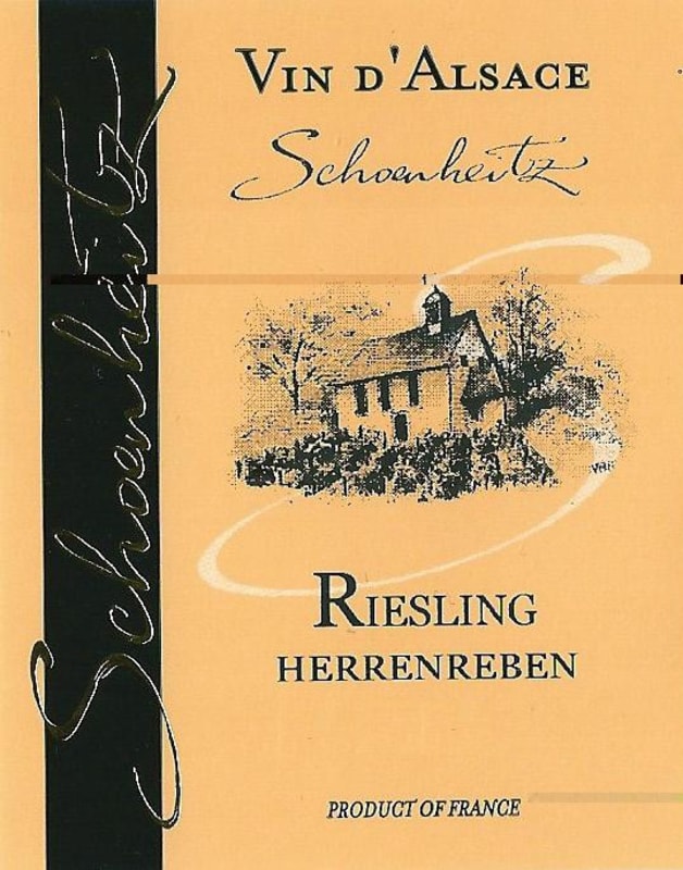 Vins Schoenheitz Herrenreben Riesling 2009 Front Label