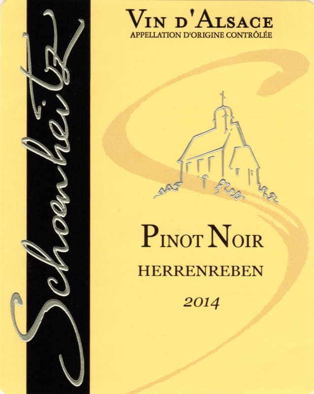 Vins Schoenheitz Herrenreben Pinot Noir 2014 Front Label