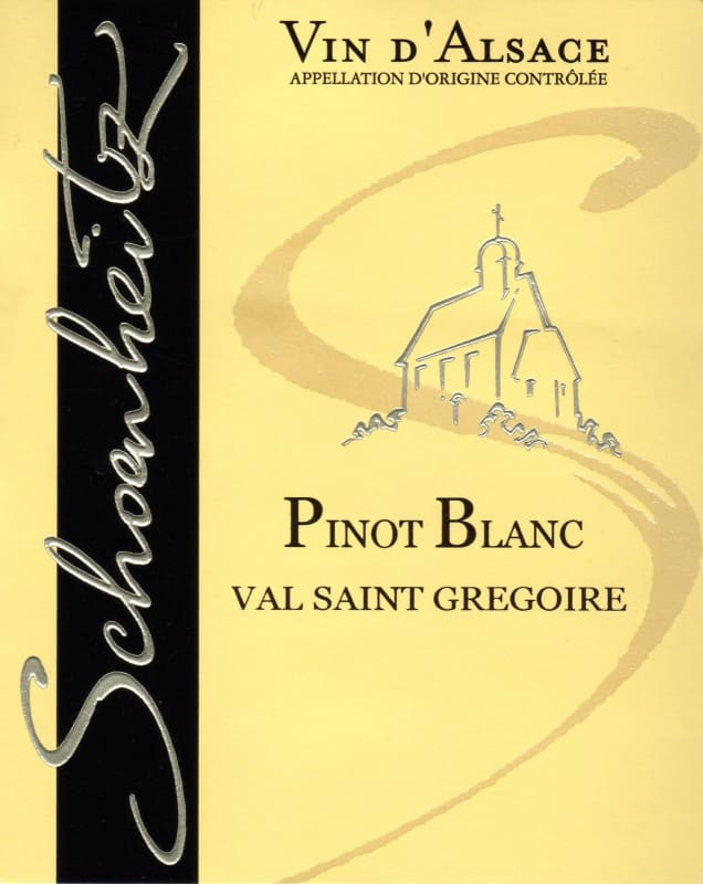Vins Schoenheitz Val Saint Gregoire Pinot Blanc 2015 Front Label