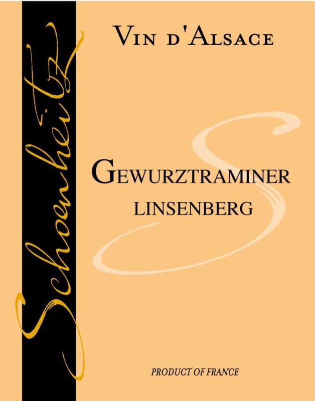 Vins Schoenheitz Linsenberg Gewurztraminer 2009 Front Label