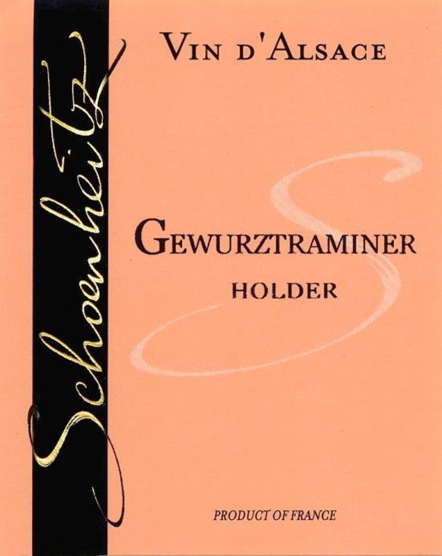 Vins Schoenheitz Holder Gewurztraminer 2009 Front Label