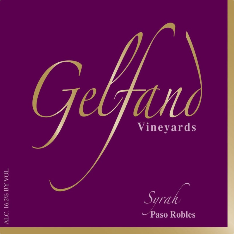 Gelfand Vineyards Syrah 2006 Front Label
