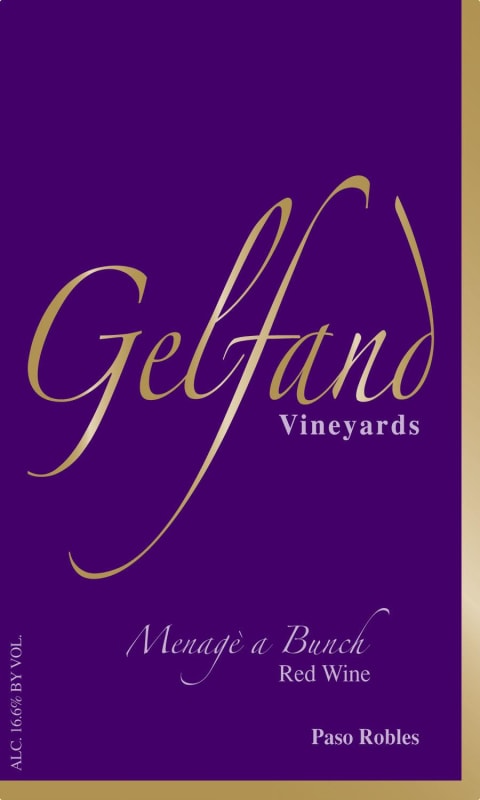 Gelfand Vineyards Menage a Bunch 2005 Front Label