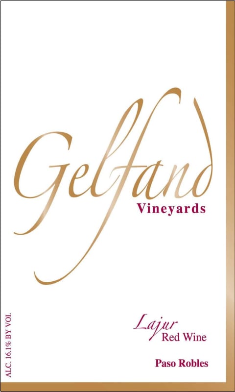Gelfand Vineyards Lajur 2011 Front Label