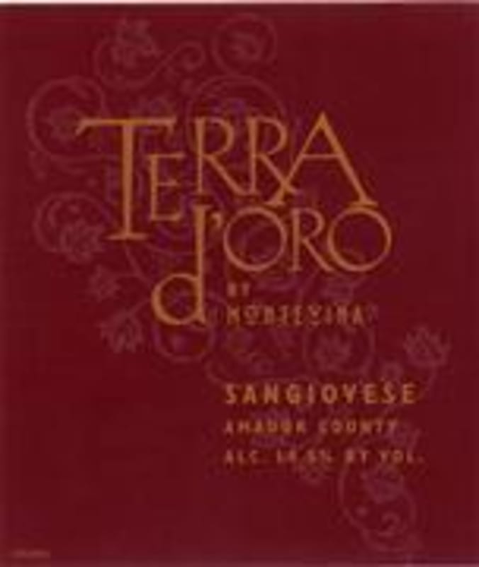 Terra d'Oro Sangiovese 1996 Front Label