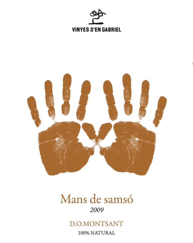 Vinyes d'en Gabriel Mans de Samso 2009 Front Label