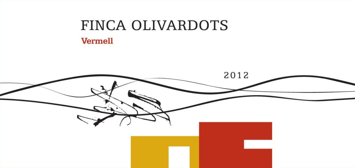 Vinyes D'olivardots Vermell 2012 Front Label
