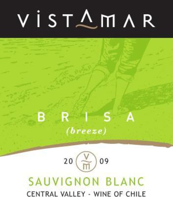 Vistamar Brisa Sauvignon Blanc 2009 Front Label