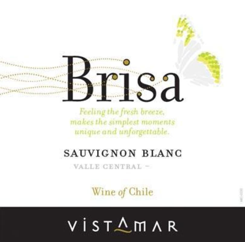Vistamar Brisa Sauvignon Blanc 2015 Front Label