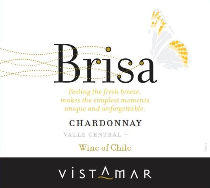 Vistamar Brisa Chardonnay 2015 Front Label