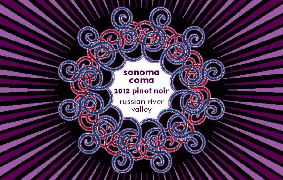 George Wine Company Coma Pinot Noir 2012 Front Label