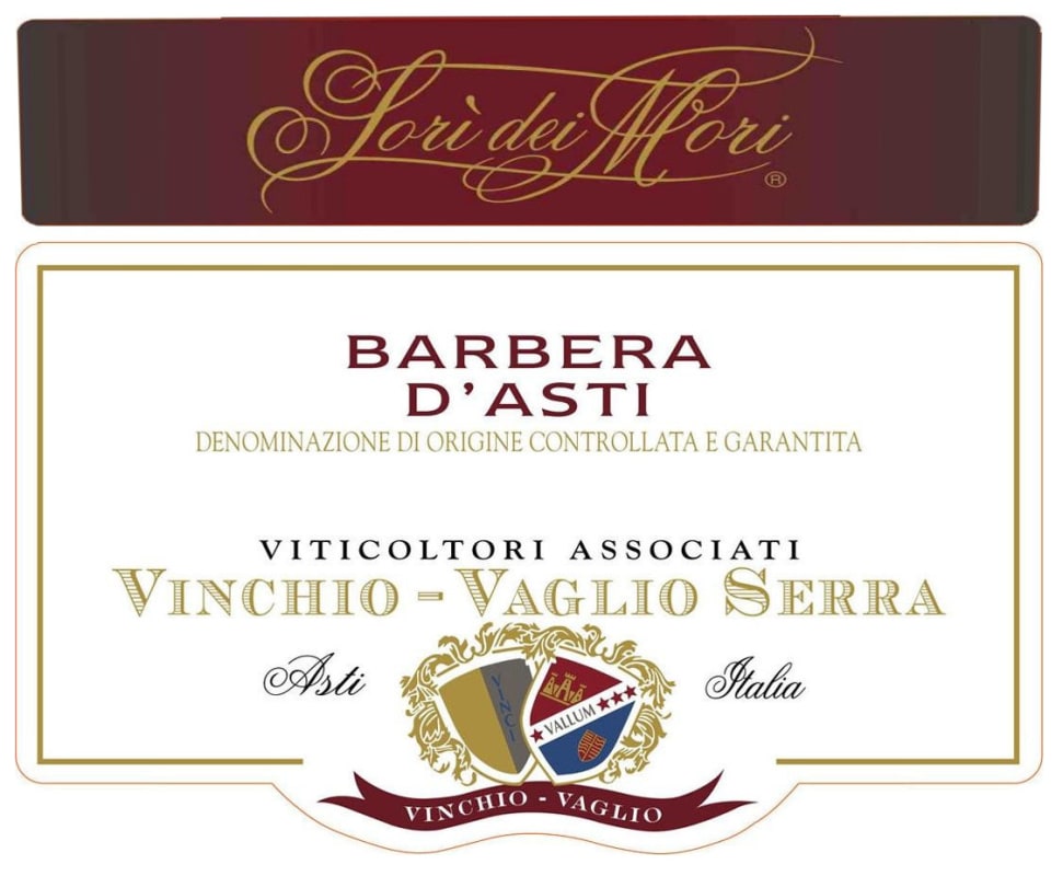 Viticoltori Associati di Vinchio-Vaglio Barbera d'Asti Sori dei Mori 2014 Front Label