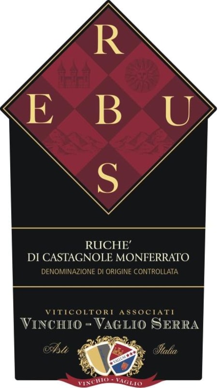 Viticoltori Associati di Vinchio-Vaglio Ruche di Castagnole Monferrato Rebus 2014 Front Label