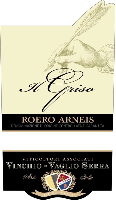 Viticoltori Associati di Vinchio-Vaglio Roero Il Griso Arneis 2015 Front Label