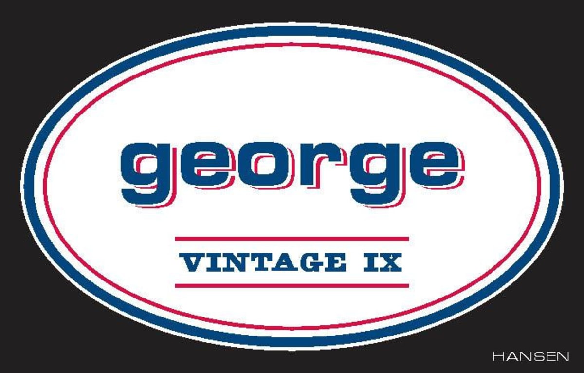 George Wine Company Hansen Vineyard Pinot Noir 2012 Front Label