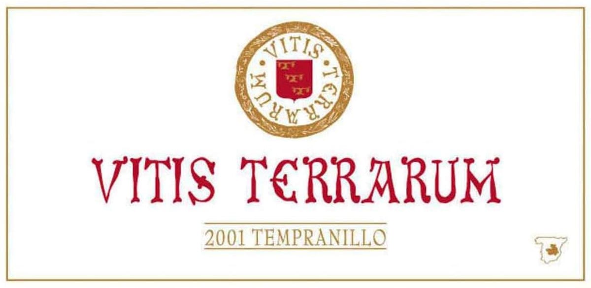 Vitis Terrarum Tempranillo 2001 Front Label