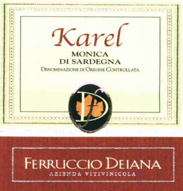 Vitivinicola Ferruccio Deiana & C.sas Monica di Sardegna Karel 2011 Front Label