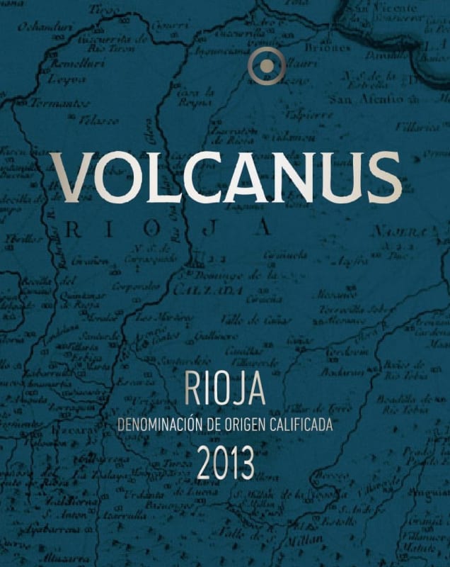Volcanus Rioja 2013 Front Label