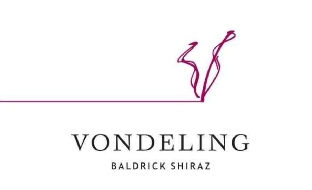 Vondeling Wines Baldrick Shiraz 2014 Front Label