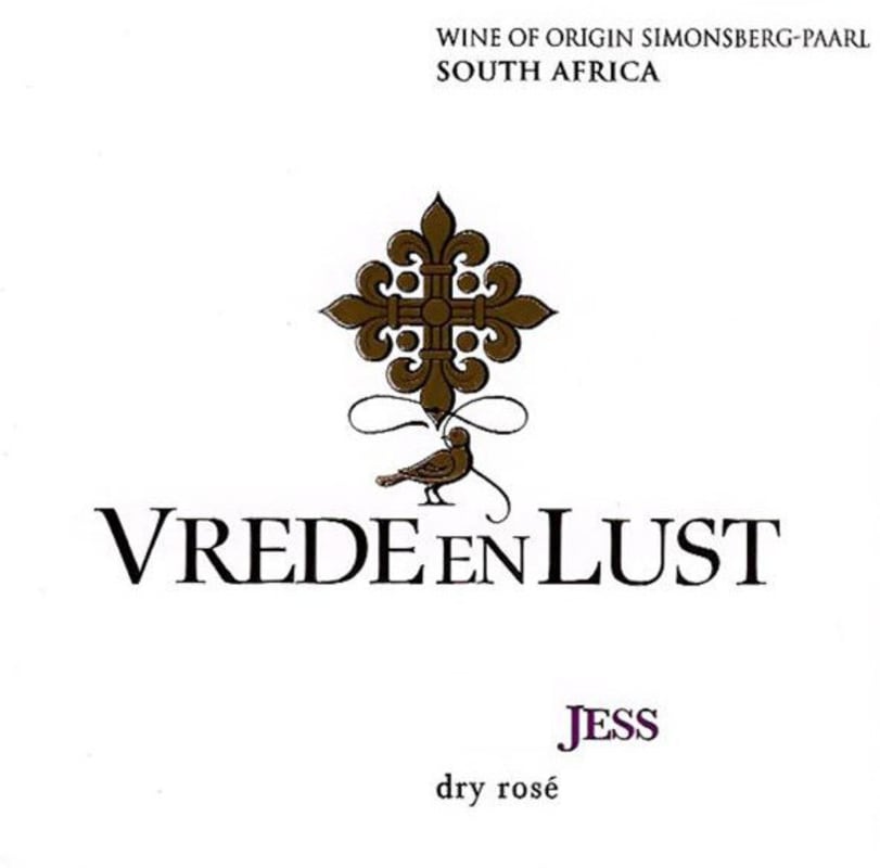 Vrede en Lust Jess Rose 2007 Front Label