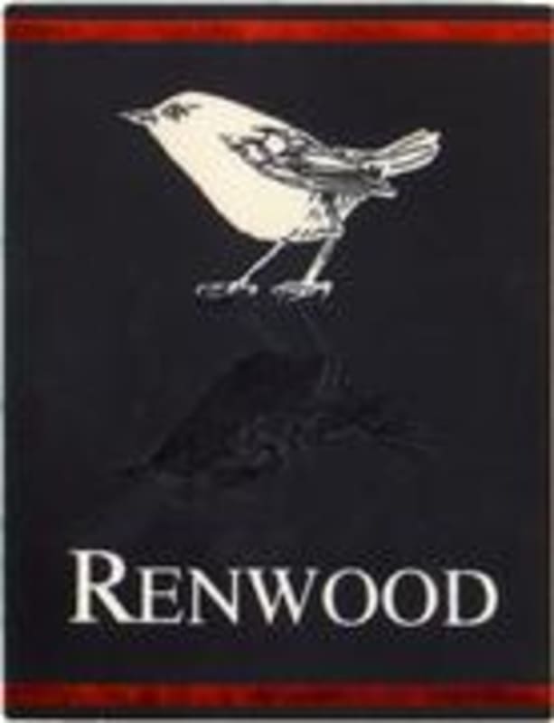Renwood Amador County Barbera 1996 Front Label