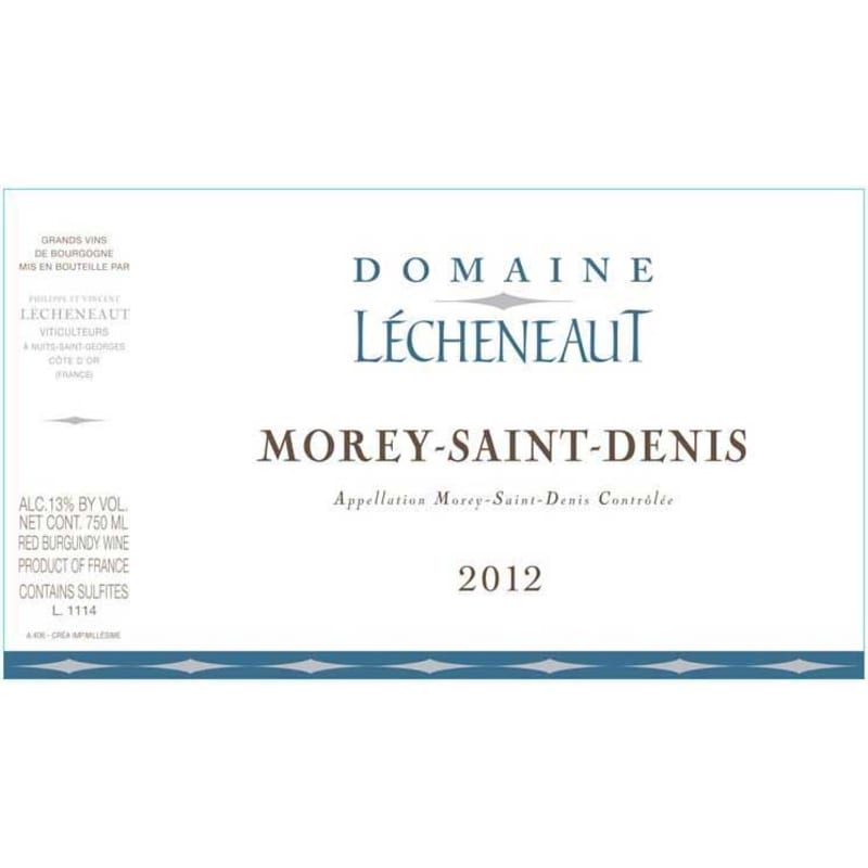 Lecheneaut Morey-Saint-Denis 2012 Front Label