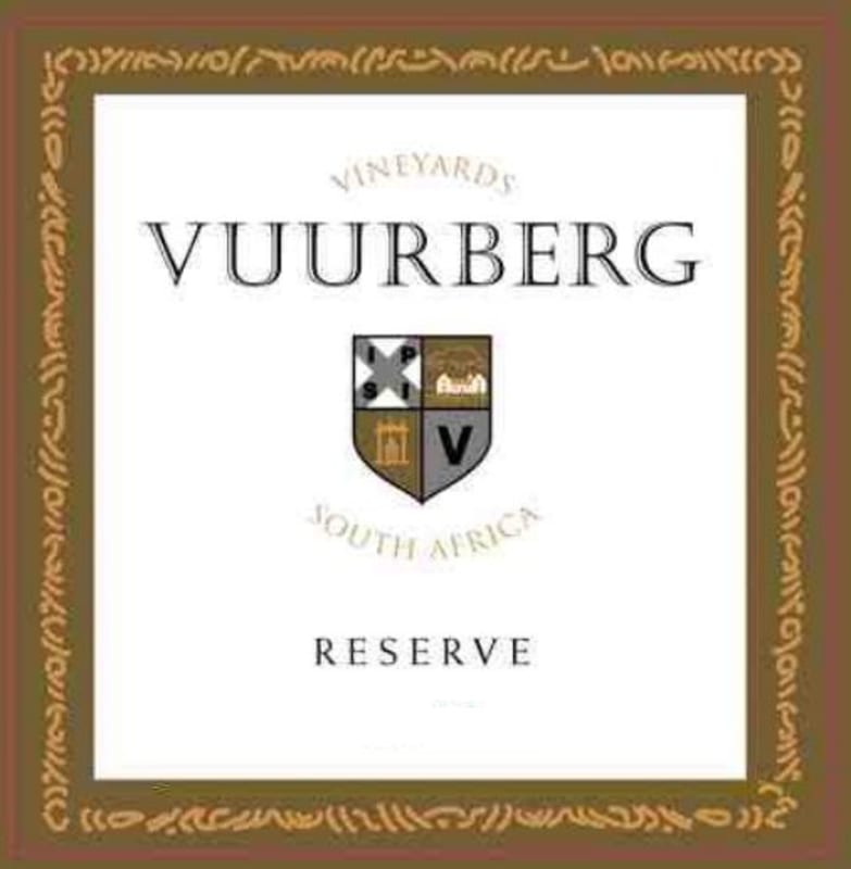 Vuurberg Wines Reserve Red 2009 Front Label
