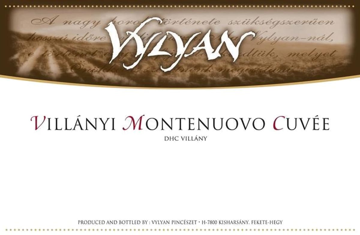 Vylyan Vineyards & Winery Cuvee Montenuovo 2012 Front Label