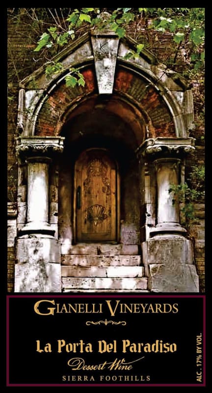 Gianelli Vineyards La Porta del Paradiso 2012 Front Label