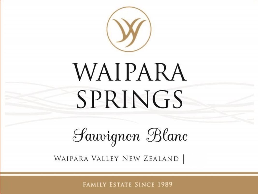 Waipara Springs Sauvignon Blanc 2015 Front Label
