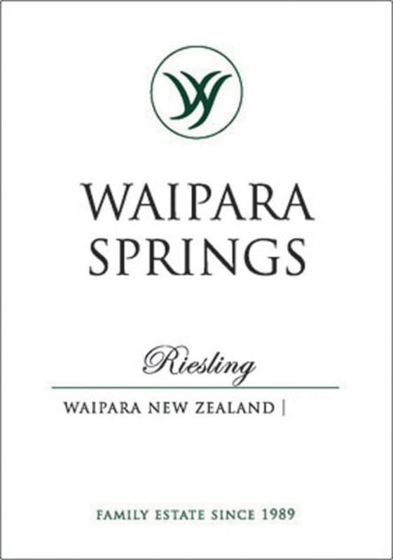 Waipara Springs Riesling 2009 Front Label
