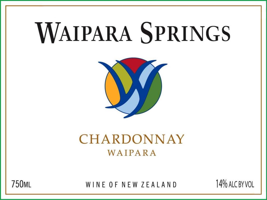Waipara Springs Chardonnay 2004 Front Label
