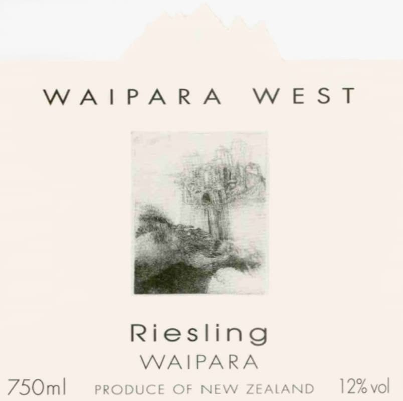 Waipara West Riesling 2002 Front Label