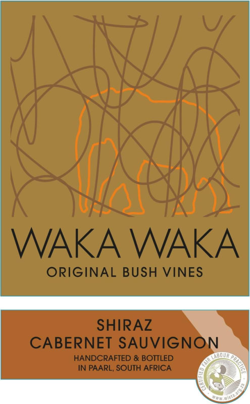 Waka Waka Wine Gmbh Shiraz Cabernet Sauvignon 2016 Front Label
