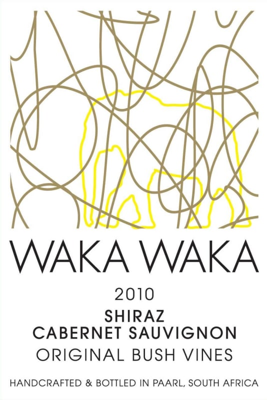 Waka Waka Wine Gmbh Shiraz Cabernet Sauvignon 2010 Front Label