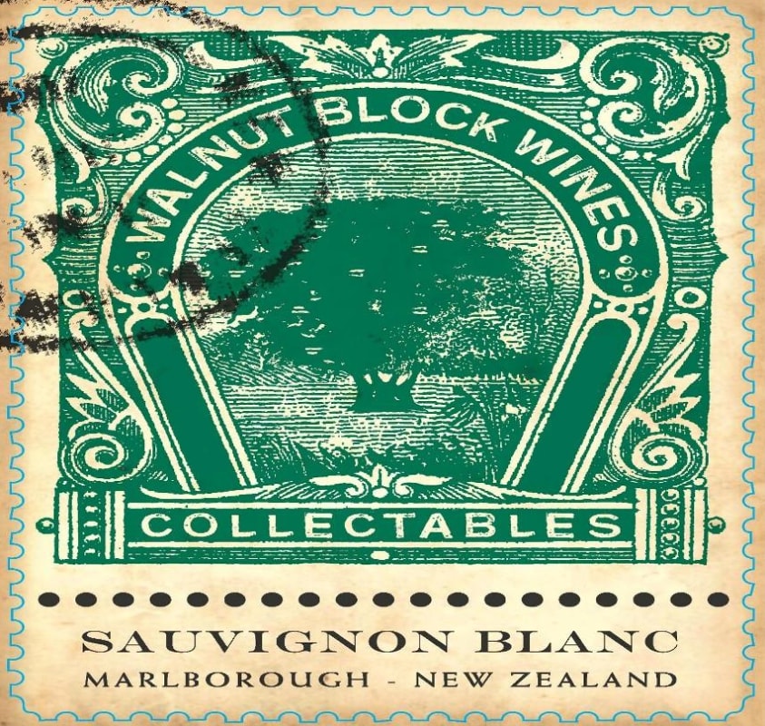Walnut Block Wines Collectables Sauvignon Blanc 2014 Front Label