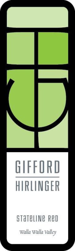 Gifford-Hirlinger Stateline Red 2012 Front Label