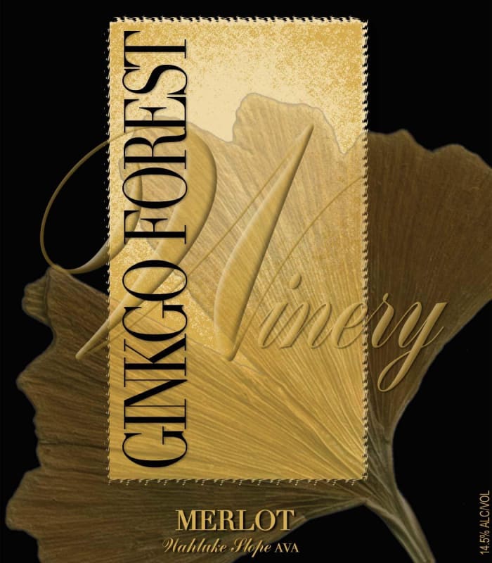 Ginkgo Forest Winery Merlot 2008 Front Label