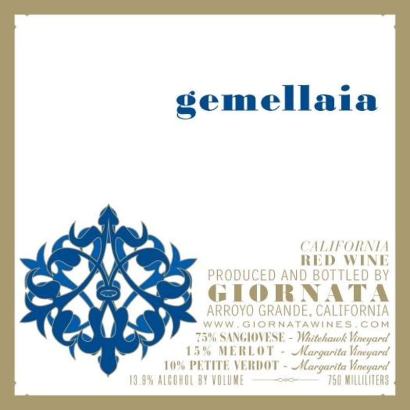 Giornata Gemellaia 2012 Front Label
