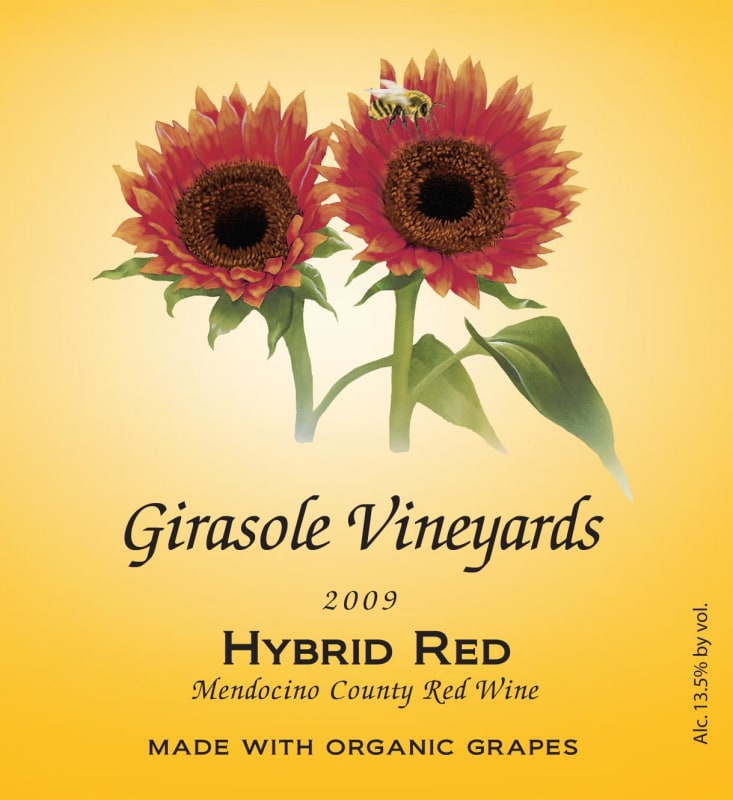 Girasole Vineyards Hybrid Red 2009 Front Label
