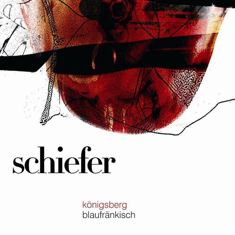 Weinbau Schiefer Konigsberg Blaufrankisch 2013 Front Label