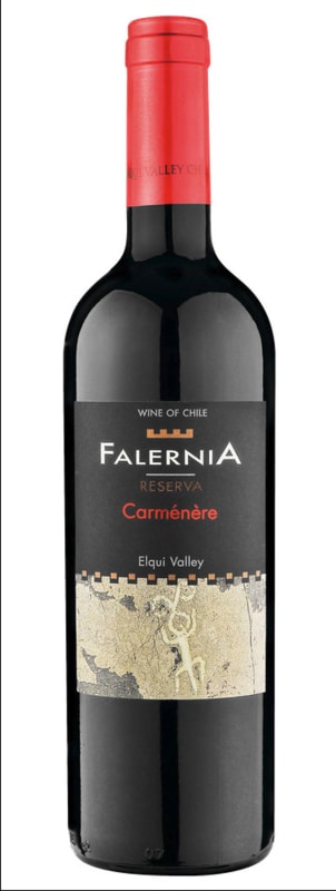 Falernia Reserva Carmenere 2015 Front Bottle Shot