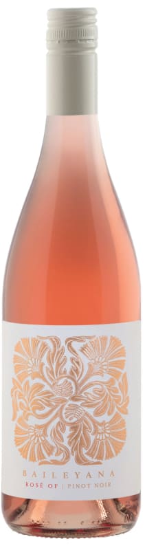 Baileyana Rose of Pinot Noir 2017 Front Bottle Shot