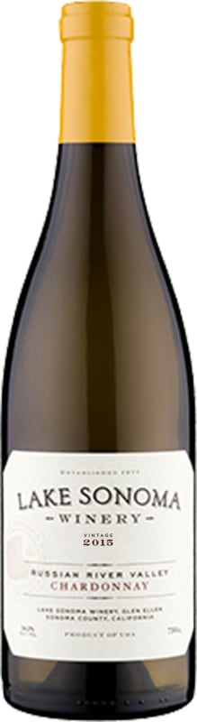 Lake Sonoma Winery Russian River Chardonnay 2015 Front Bottle Shot