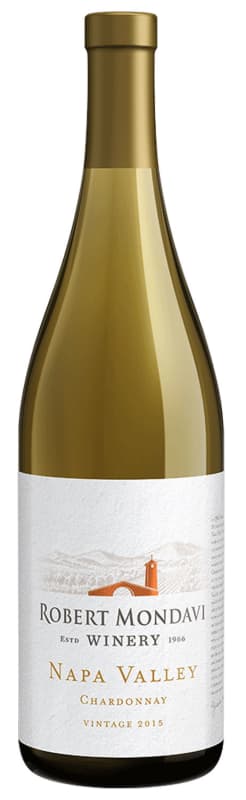 Robert Mondavi Napa Valley Chardonnay 2015 Front Bottle Shot