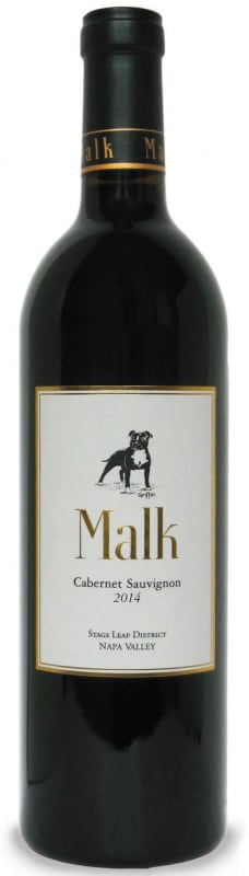 Malk Family Vineyards Cabernet Sauvignon 2014 Front Bottle Shot