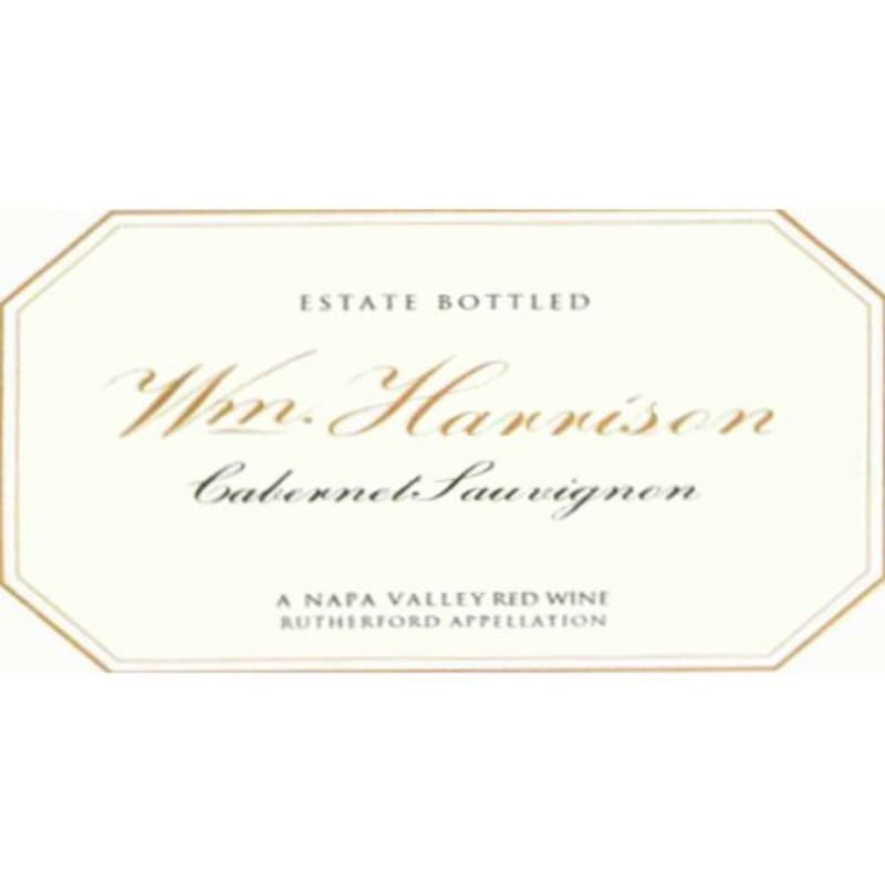 William Harrison Rutherford Cabernet Sauvignon 2014 Front Label