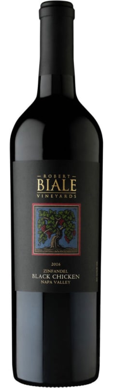 Robert Biale Vineyards Black Chicken Zinfandel 2016 Front Bottle Shot