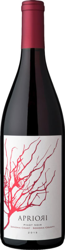 Apriori Cellar Sonoma Coast Pinot Noir 2015 Front Bottle Shot